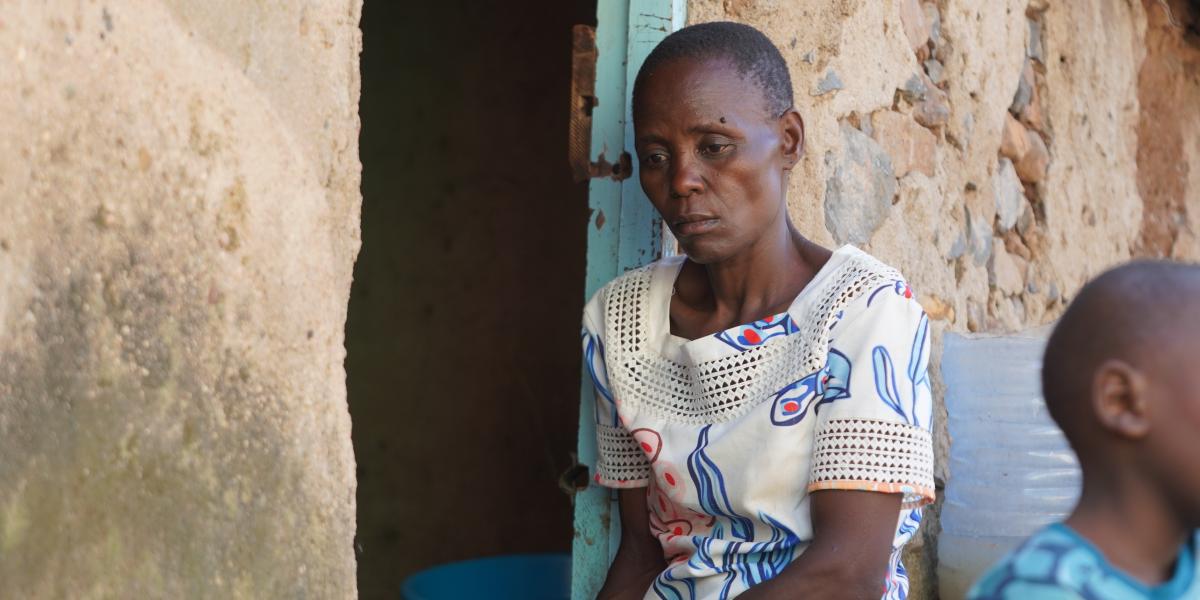 Mother with Malaria child