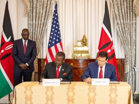 President signing
