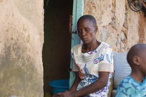 Mother with Malaria child